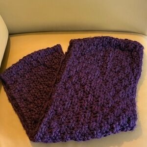 Old Navy Maroon Knit Scarf